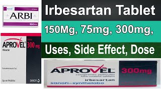 Irbesartan 150 mg 75 mg 300 mg in Hindi  Irbesartan pharmacology  Uses Side Effect Dosage [upl. by Akkim801]