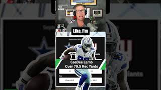 CeeDee Lamb Props  Jake Ferguson Props  Thursday Night Football Best Bets Cowboys vs Giants [upl. by Hunfredo]