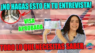 Cómo TRAMITAR tu visa AMERICANA Paso a Paso  TIPS para que NO te la nieguen [upl. by Natsyrt632]