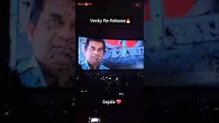 Venky Movie Re  Release Theatre response Raviteja Brahmanandam  Popper Stop Telugu [upl. by Akapol]