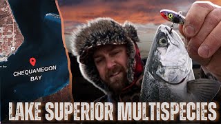 How to ice fish MultiSpecies on Lake Superior [upl. by Urias834]