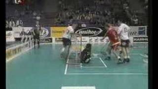 Great floorball goal by Janne Tähkä [upl. by Delano347]