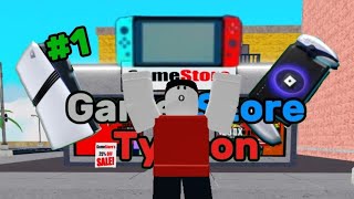 Game Store Tycoon Roblox Prt1 MXGameroblox game robloxupdate GameStoreGameStoreTycoonPrt1 [upl. by Garv]