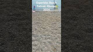 Esperides Beach Faliraki Rhodes Greece 2024 [upl. by Hteazile1]