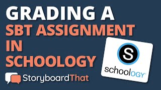 Creating and grading a Storyboard That assignment in Schoology [upl. by Kristal]