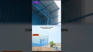 Industrial Shed Work sheeting construction shorts [upl. by Nnylacissej]