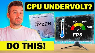 How To Undervolt a Ryzen 7 5800X3D or 5700X3D [upl. by Enetsirhc703]