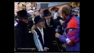 1992 Albertville  preopening ceremony interviews Aussie team [upl. by Yejus]