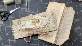 Tutorial Create a junk journal pouch from a lunch bag [upl. by Hamlani887]