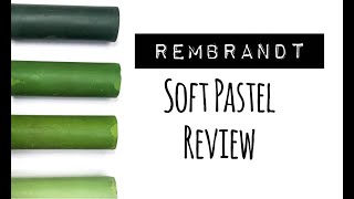 Rembrandt Soft Pastel Review and Pastel Demonstration RembrandtPastels [upl. by Gurney301]