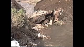 BrockClint dam deconstruction 1994 Kulps Dam Repair [upl. by Wettam641]