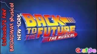 BACK TO THE FUTURE Broadway Musical NYC  Usfoods72 USA [upl. by Ainesey]