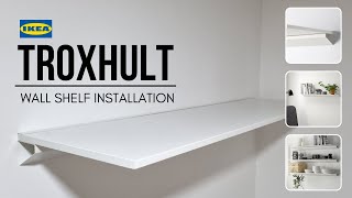 Ikea Troxhult Wall shelf installation [upl. by Jillian506]