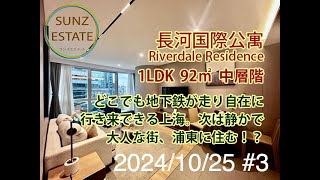 上海 浦東 長河国際公寓サービスアパート 1LDK 92㎡ 中層階 地下鉄2469号線「世紀大道駅」歩6分 [upl. by Anirbys525]