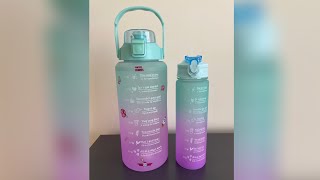 2 Litrelik Motivasyon Matarası Kurulumu How to Assemble a Motivational Water Bottle [upl. by Jaehne]