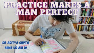 PRACTICE MAKES A MAN PERFECT NEET neetug2022 [upl. by Aramit481]