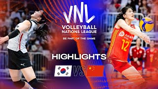 🇰🇷 KOR vs 🇨🇳 CHN  Highlights Week 3  Womens VNL 2023 [upl. by Kalinda]