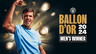 RODRI Ballon dOr 2024 Mens Winner [upl. by Ardle]