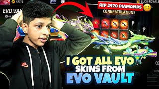 I GOT ALL EVO SKINS FROM EVO VAULT 😨 Keralas Lokesh Gamer is Back 😂🔥 Free Fire Malayalam [upl. by Otes]