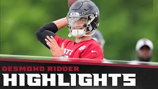 Desmond Ridder highlights at rookie minicamp  Atlanta Falcons [upl. by Angus]