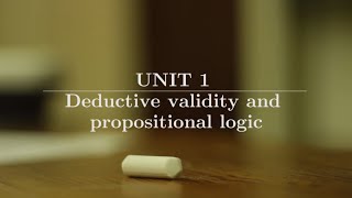 Introduction to Logic part 1 Deductive validity and propositional logic [upl. by Lona]