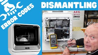 Compact Mini Dishwasher Demystified StepbyStep Dismantling amp Error Codes Uncovered 🛠️📚 [upl. by Alyacim689]