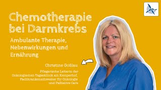 Chemotherapie bei Darmkrebs Ambulante Therapie Nebenwirkungen und Ernährung [upl. by Keslie]