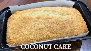 Eggless Coconut Cake Recipe  How to Make Soft and Spongy Coconut Cake at Home [upl. by Adiasteb]