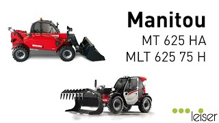 Manitou MT 625 HA MLT 625 75 H Teleskoplader [upl. by Brunhild26]