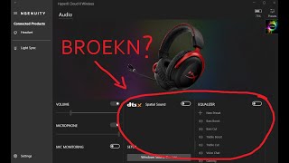 How to fix DTSXEqualizer not working in HyperX Ngenuity software [upl. by Post]