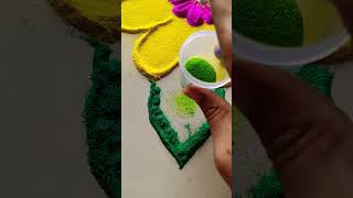 Simple rangoliart easyrangoli rangoli small [upl. by Yesor]