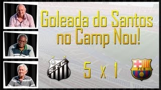 Goleada do Santos sobre o Barcelona no Camp Nou 29061959  Troféu Joan Gamper 2013 [upl. by Waller293]