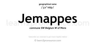 Pronunciation of Jemappes  Definition of Jemappes [upl. by Asset]