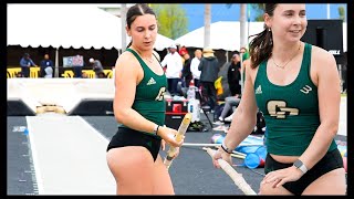 sports highlight Cal Poly womens pole vault [upl. by Bergren338]