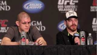 UFC 155 Jim Miller quotThat Was a Crazy Fightquot PostFight Press [upl. by Hiller]