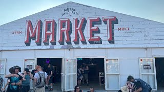 Hellfest 2024  Metal Market walkthrough [upl. by Cayla]