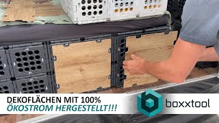 boxxtool®  DEKOFLÄCHEN MIT 100 ÖKOSTROM HERGESTELLT [upl. by Marb]