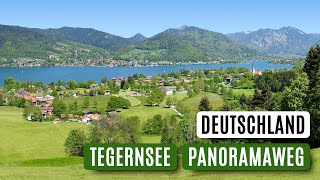 🇩🇪 Tegernsee Panoramaweg • Wandern rund um den Tegernsee in Bayern [upl. by Grace798]