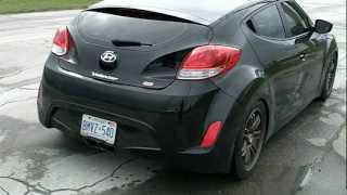 Hyundai Veloster Magnaflow 11224 and Resonator Delete [upl. by Ayanat555]