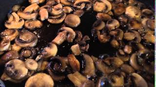 Deglazing Mushrooms in Sherry Wine [upl. by Elle456]