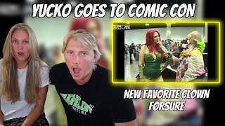 Our FAVORITE Clown goes to Comic Con Yucko The Clown  Comic Con REACTION [upl. by Iadrahs822]