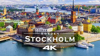 Stockholm  Sweden 🇸🇪  by drone 4K [upl. by Lolita]