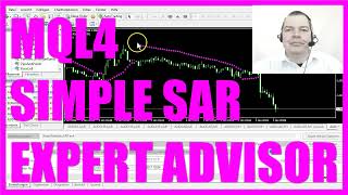 MQL4 TUTORIAL SIMPLE SAR EXPERT ADVISOR [upl. by Phineas]