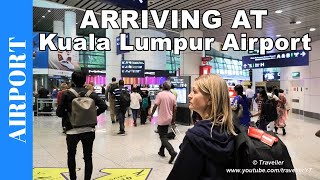 ARRIVING AT KUALA LUMPUR Airport in Malaysia  How to Arrival Procedure at KLIA [upl. by Assili]