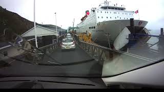 Embarking Stena Europe at Fishguard ferry port [upl. by Anihsit]