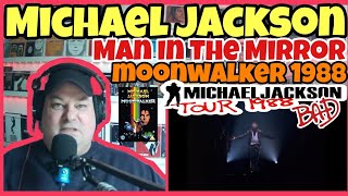 🌟 Michael Jackson 🌟 Reaction 🎵 Man In The Mirror 🎵 Moonwalker Version 1988 🎵 [upl. by Gwynne345]