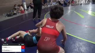 65 Kg Rnd Of 64  Paul Kelly Poway High School Wrestling Vs Blake Cushing Nebraska Wrestling Tra [upl. by Anilatsyrc]