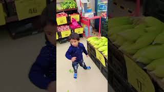 Shopping with Lithin Patel 🛒🛍️🍎🥭🍊🍒🍓 song yshorts trending cutebaby [upl. by Guise17]