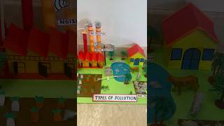 Types of pollution model scienceproject schoolproject [upl. by Mansur]