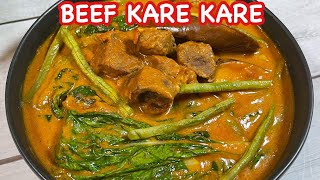 BEEF KAREKARE  Another way to make easy BEEF KARE KARE  Try this KARE KARE at mapapaunli rice ka [upl. by Dlaner]